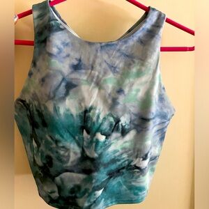 Athleta padded crop top